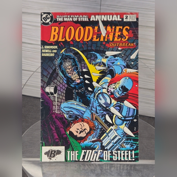 The Man of Steel Annual #2 - Bloodlines: Outbreak (1993) DC Comics, 1st Babe - Picture 1 of 11